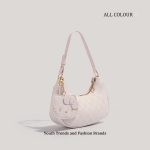 CHARHP & KEJNT Official genuine goods Joker kt Cat Underarm Bag Korean Foreign-style Niche Single Shoulder Crescent Bag for Women
