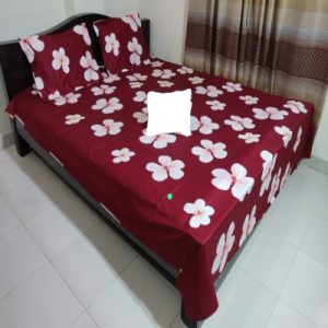 টুয়েল কটন বেডশীট (কোল কভার সহ )