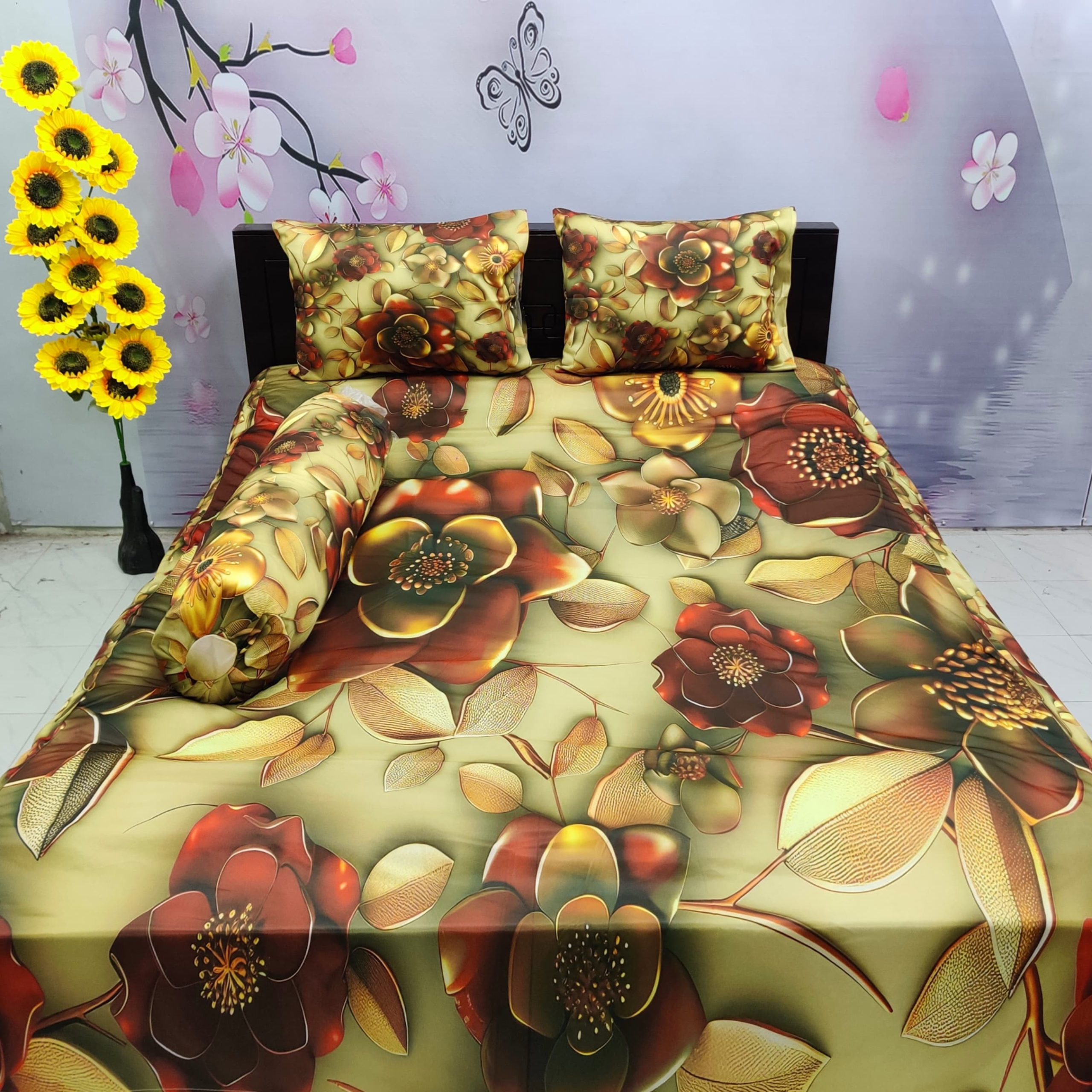 জাদুকরী ডিজাইনের 3D বেডশিট