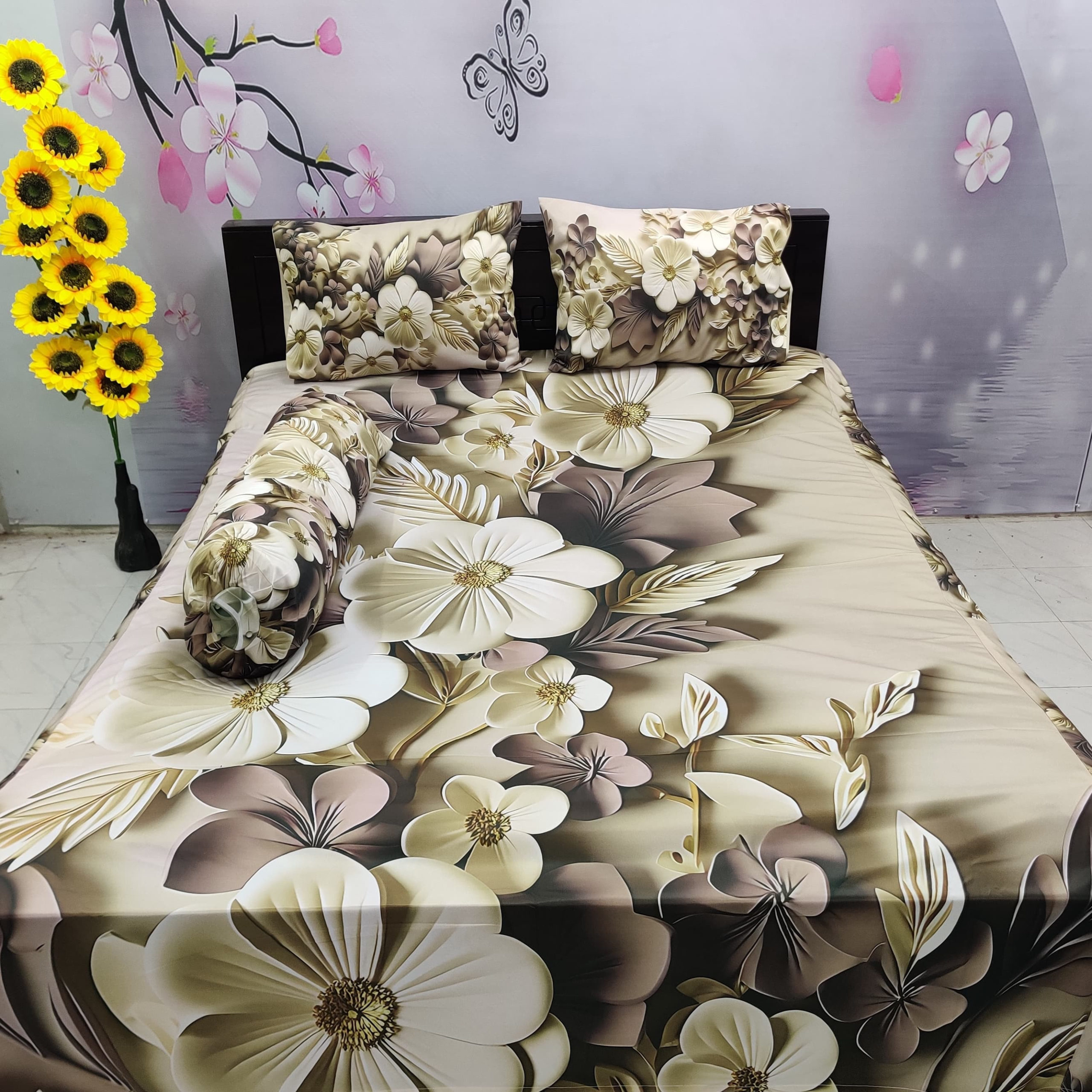 জাদুকরী ডিজাইনের 3D বেডশিট