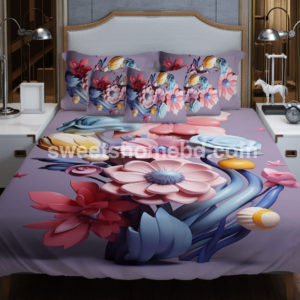 জাদুকরী ডিজাইনের 3D বেডশিট