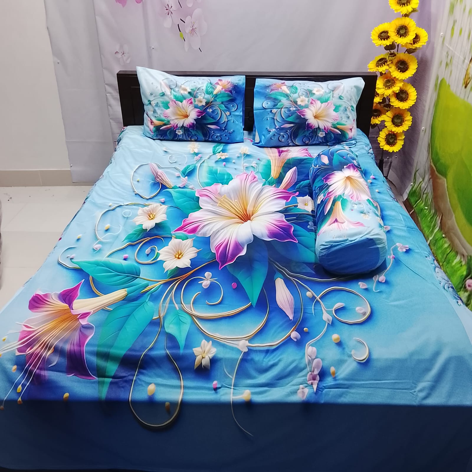 জাদুকরী ডিজাইনের 3D বেডশিট