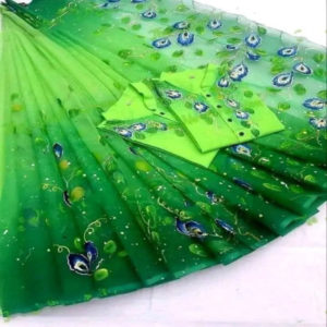 স্কিন প্রিন্ট শাড়ি ও পাঞ্জাবি