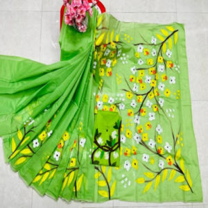 স্কিন প্রিন্ট শাড়ি ও পাঞ্জাবি