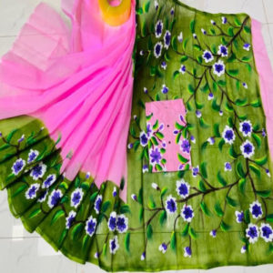 স্কিন প্রিন্ট শাড়ি ও পাঞ্জাবি