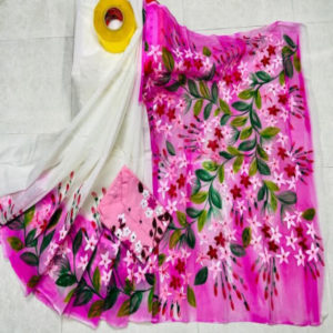 স্কিন প্রিন্ট শাড়ি ও পাঞ্জাবি