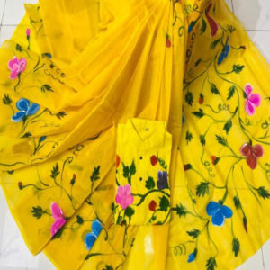 স্কিন প্রিন্ট শাড়ি ও পাঞ্জাবি