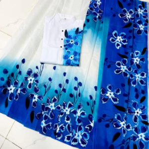 স্কিন প্রিন্ট শাড়ি ও পাঞ্জাবি