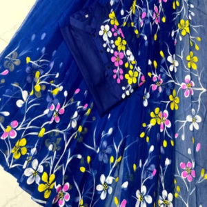 স্কিন প্রিন্ট শাড়ি ও পাঞ্জাবি