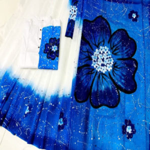 স্কিন প্রিন্ট শাড়ি ও পাঞ্জাবি